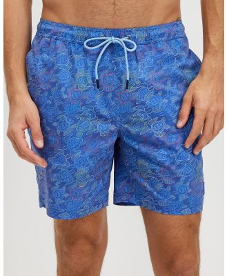 Marcs - Put A Shell On You Swim Shorts - Swimwear (Blue Multi) Put A Shell On You Swim Shorts