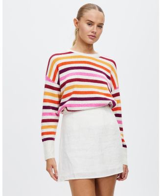 Marcs - So It Goes Stripe Knit - Jumpers & Cardigans (Cream Multi) So It Goes Stripe Knit