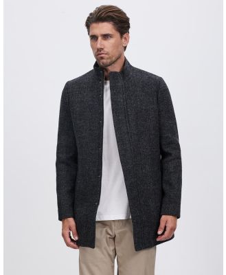Marcs - Spectre Coat - Coats & Jackets (Black Herringbone) Spectre Coat