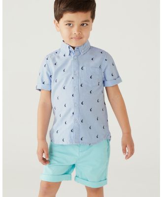 Marks & Spencer - 2 Piece Shirt and Chino Shorts - 2 Piece (Multi) 2-Piece Shirt and Chino Shorts