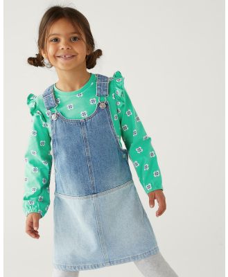 Marks & Spencer - Denim Pinny Outfit   Kids - Dresses (Denim) Denim Pinny Outfit - Kids