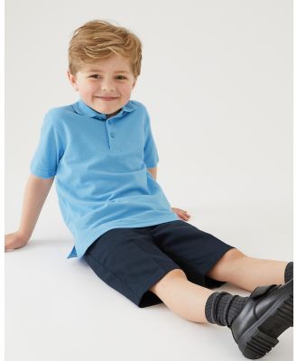 Marks & Spencer - Stainaway Short Sleeve Schoolwear Polo 2 Pack   Kids Teens - Shirts & Polos (Blue) Stainaway Short Sleeve Schoolwear Polo 2-Pack - Kids-Teens