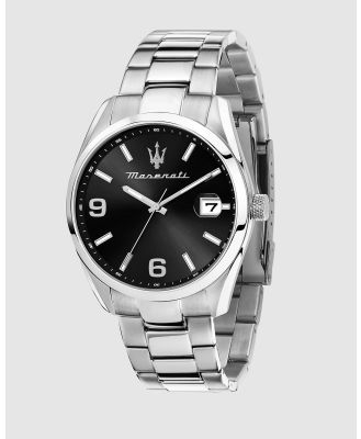 Maserati - Attrazione 43mm Silver Stainless Steel Watch - Watches (Silver) Attrazione 43mm Silver Stainless Steel Watch