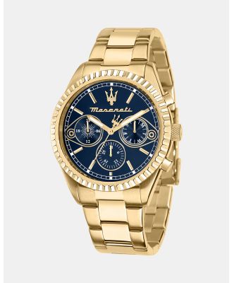 Maserati - Competizione 43mm Multifunction Gold Chronograph Watch - Watches (Gold) Competizione 43mm Multifunction Gold Chronograph Watch