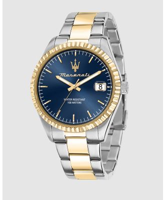 Maserati - Competizione 43mm Two Tone  Watch - Watches (Silver) Competizione 43mm Two Tone  Watch