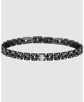 Maserati - Maserati Jewels Men's Crystals Bracelet - Jewellery (Black) Maserati Jewels Men's Crystals Bracelet