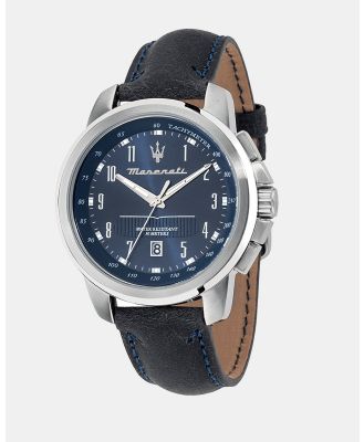 Maserati - Successo 44mm Watch - Watches (Blue) Successo 44mm Watch