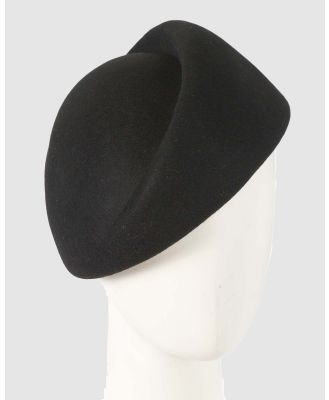Max Alexander - Winter Black Felt Designer Hat - Hats (Black) Winter Black Felt Designer Hat