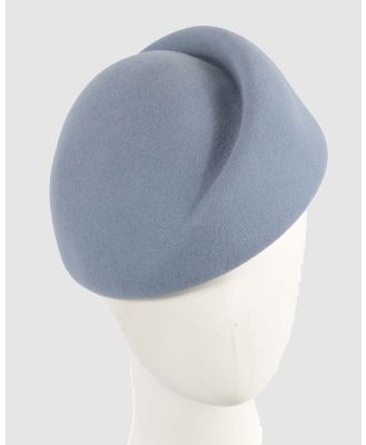 Max Alexander - Winter Light Blue Felt Designer Hat - Hats (Red) Winter Light Blue Felt Designer Hat