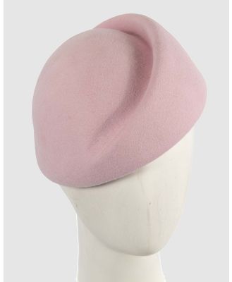 Max Alexander - Winter Pink Felt Designer Hat - Hats (Red) Winter Pink Felt Designer Hat
