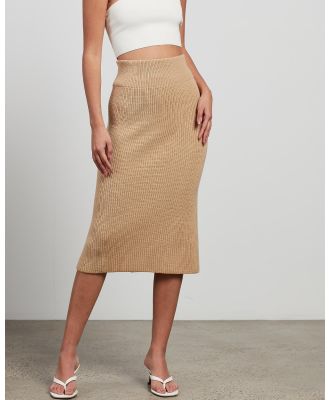 Mcintyre - Laura Knitted Skirt - Skirts (Camel) Laura Knitted Skirt