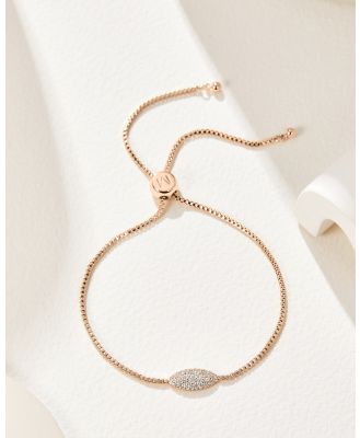 Mestige - Sofia Slider Bracelet In Rose - Jewellery (Rose Gold) Sofia Slider Bracelet In Rose