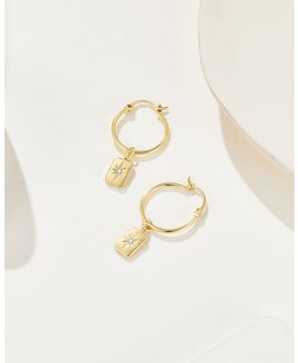 Mestige - True North Earrings   18K Gold Plated - Jewellery (Gold) True North Earrings - 18K Gold Plated