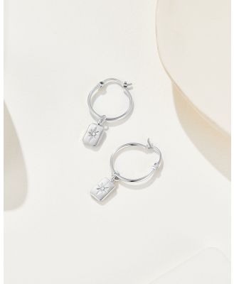 Mestige - True North Earrings   Silver Plated - Jewellery (Gold) True North Earrings - Silver Plated
