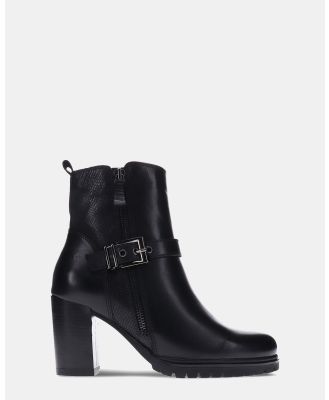 Mia Vita - Diana Heeled Boot - Boots (Black) Diana Heeled Boot
