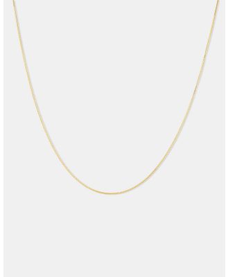 Michael Hill - 45cm (18) 1mm Width Box Chain in 18kt Yellow Gold - Jewellery (Yellow) 45cm (18) 1mm Width Box Chain in 18kt Yellow Gold