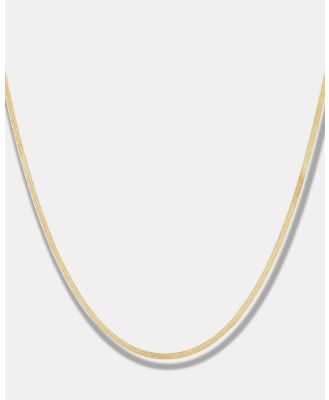 Michael Hill - 45cm (18”) 2mm 2.5mm Width Herringbone Chain in 10kt Yellow Gold - Jewellery (Yellow) 45cm (18”) 2mm-2.5mm Width Herringbone Chain in 10kt Yellow Gold