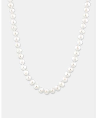 Michael Hill - Cultured Freshwater Pearl Necklace in 10kt Yellow Gold - Jewellery (Yellow) Cultured Freshwater Pearl Necklace in 10kt Yellow Gold