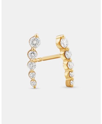 Michael Hill - Ear Climbers with 0.25 Carat TW of Diamonds in 10kt Yellow Gold - Jewellery (Yellow) Ear Climbers with 0.25 Carat TW of Diamonds in 10kt Yellow Gold