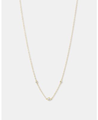 Michael Hill - Necklace with 0.10 Carat TW of Diamonds in 10kt Yellow Gold - Jewellery (Yellow) Necklace with 0.10 Carat TW of Diamonds in 10kt Yellow Gold