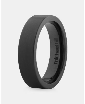 Michael Hill - Ring in Black Titanium - Jewellery (Black) Ring in Black Titanium