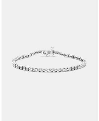 Michael Hill - Tennis Bracelet with 0.25 Carat TW of Diamonds in Sterling Silver - Jewellery (Silver) Tennis Bracelet with 0.25 Carat TW of Diamonds in Sterling Silver