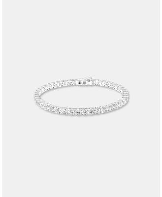 Michael Hill - Tennis Bracelet with Cubic Zirconia in Sterling Silver - Jewellery (Silver) Tennis Bracelet with Cubic Zirconia in Sterling Silver