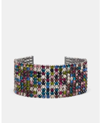 MIMCO - Dazzle Crystal Choker Necklace - Jewellery (Multi) Dazzle Crystal Choker Necklace