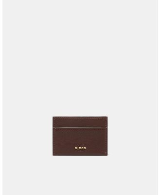 MIMCO - Drift Card Holder - Wallets (Brown) Drift Card Holder