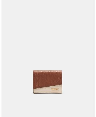 MIMCO - Drift Duo Credit Card Holder - Wallets (Brown) Drift Duo Credit Card Holder