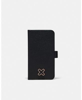 MIMCO - Hendrix Flip Case For Iphone 14 Pro - Tech Accessories (Black) Hendrix Flip Case For Iphone 14 Pro