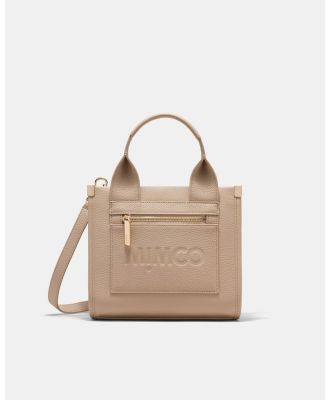 MIMCO - Patch Leather Mini Tote Bag - Bags (Neutrals) Patch Leather Mini Tote Bag