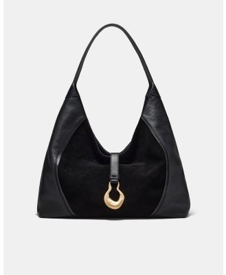 MIMCO - Shield Hobo Bag - Handbags (Black) Shield Hobo Bag