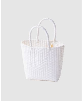 Mimmi Terra - Eco Micro Tote Bianca - Handbags (White) Eco Micro Tote Bianca