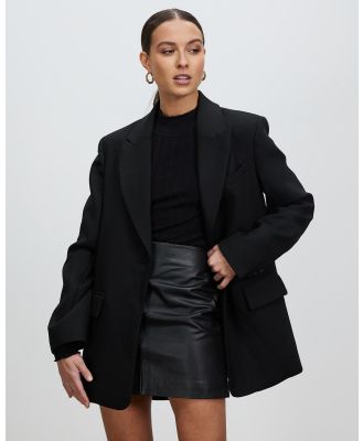 Minima Esenciales - Fable Oversized Blazer - Blazers (Black) Fable Oversized Blazer