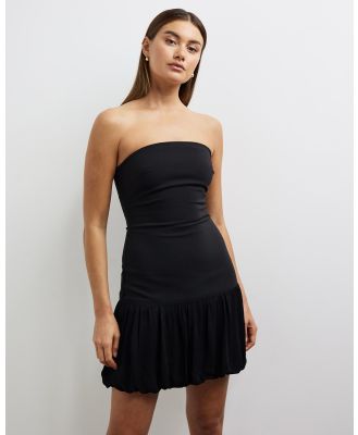 Minima Esenciales - Gigi Strapless Mini Dress - Bodycon Dresses (Black) Gigi Strapless Mini Dress