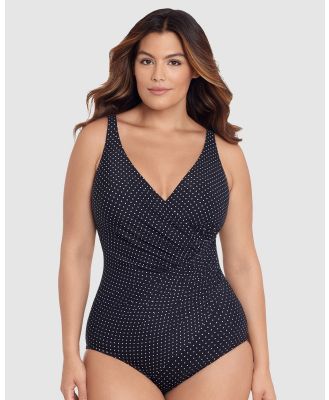 Miraclesuit Swimwear  - Oceanus Soft Cup Shaping Swimsuit PLUS - One-Piece / Swimsuit (Black) Oceanus Soft Cup Shaping Swimsuit PLUS