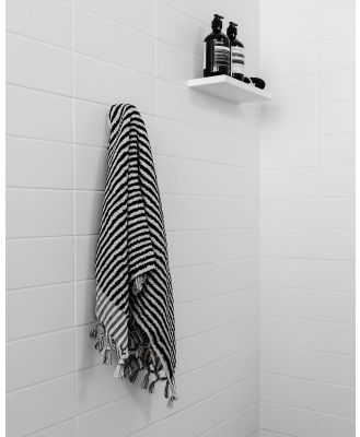 Miss April - Turkish Cotton Bath Towel - Bathroom (Black) Turkish Cotton Bath Towel
