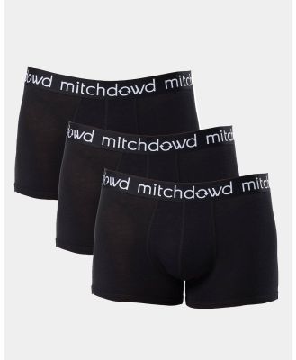 Mitch Dowd - Bamboo Trunk 3 Pack   Black - Underwear (Black) Bamboo Trunk 3 Pack - Black