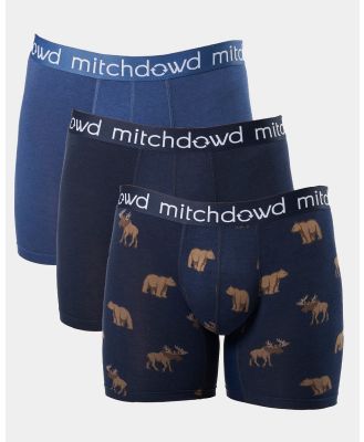 Mitch Dowd - Bear & Moose Bamboo Comfort Trunk 3 Pack   Navy - Underwear (Navy) Bear & Moose Bamboo Comfort Trunk 3 Pack - Navy