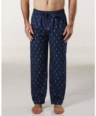 Mitch Dowd - Flint Cotton Sleep Pant   Navy - Sleepwear (Navy) Flint Cotton Sleep Pant - Navy