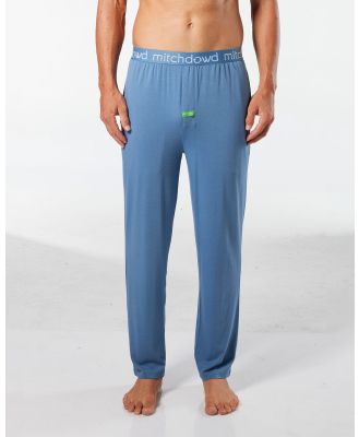 Mitch Dowd - Soft Bamboo Knit Sleep Pants   Blue - Sleepwear (Blue) Soft Bamboo Knit Sleep Pants - Blue