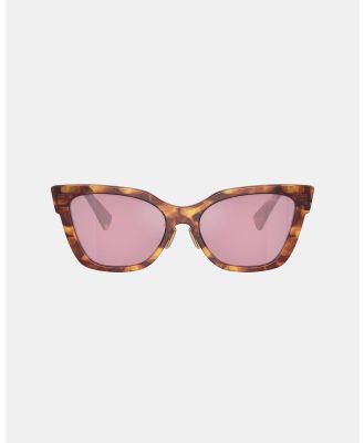 Miu Miu - 0MU 02ZS - Sunglasses (Brown) 0MU 02ZS