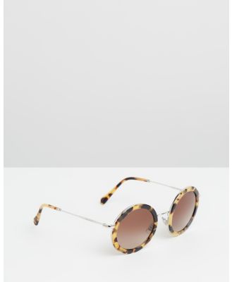 Miu Miu - Mu 59US - Sunglasses (Havana & Brown Gradient) Mu 59US