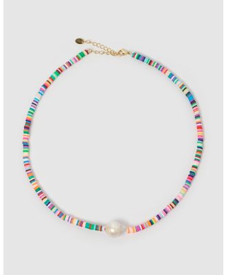 Miz Casa and Co - Artesa Choker - Jewellery (Pearl Multi) Artesa Choker