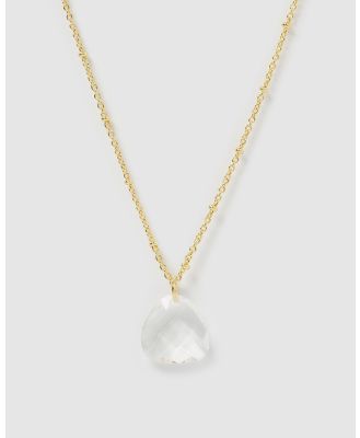 Miz Casa and Co - Leny Necklace - Jewellery (Clear Quartz) Leny Necklace