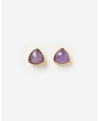 Miz Casa and Co - Salt Stud Earrings - Jewellery (Amethyst) Salt Stud Earrings