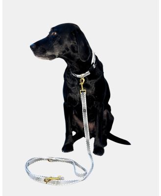 Mog & Bone - Multi Function Hemp Dog Lead   Black Wave - Home (CHARCOAL HAMPTONS) Multi-Function Hemp Dog Lead - Black Wave