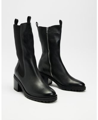 Mollini - Biancha Boots - Boots (Black & Black Heel) Biancha Boots