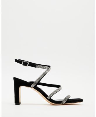 Mollini - Fluenca Sandals - Heels (Black & Silver) Fluenca Sandals